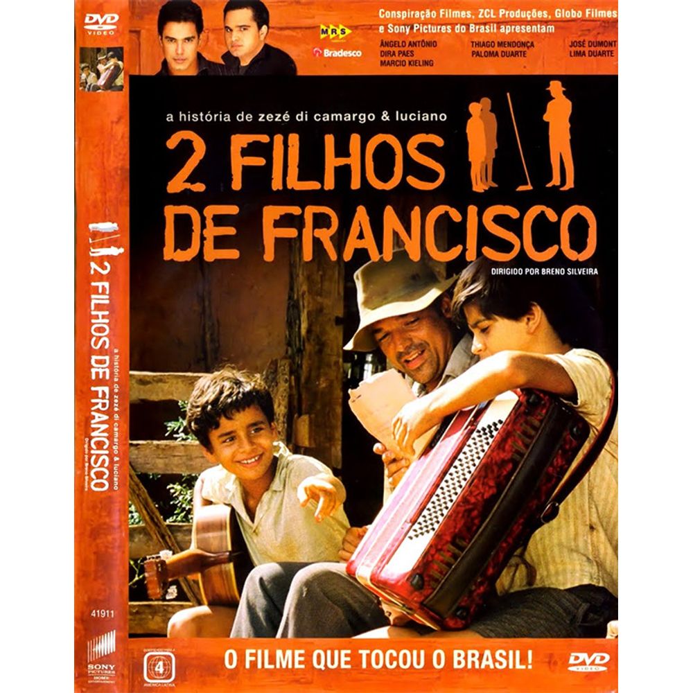 Capa Dvd 2 Filhos De Francisco Dvd 2 Filhos De Francisco Video Perola