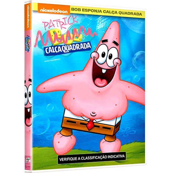 DVD - Bob Esponja - Patrick Calça Quadrada - Video Perola