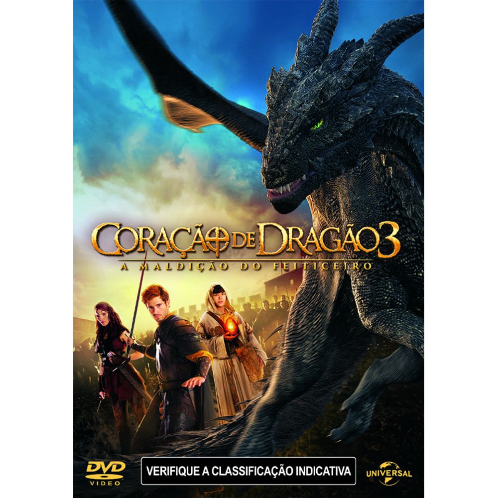 DVD - Coração De Dragão 3 - A Maldição Do Feiticeiro - Video Perola