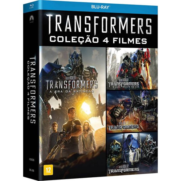 Blu-Ray---Quadrilogia-Transformers---4-Discos
