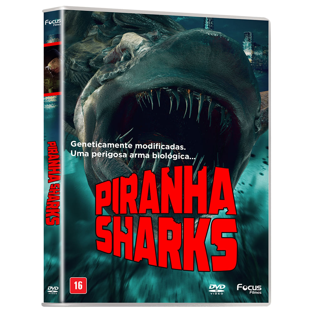 DVD Piranha  Sharks  5 de desconto  vista ou at  12x 