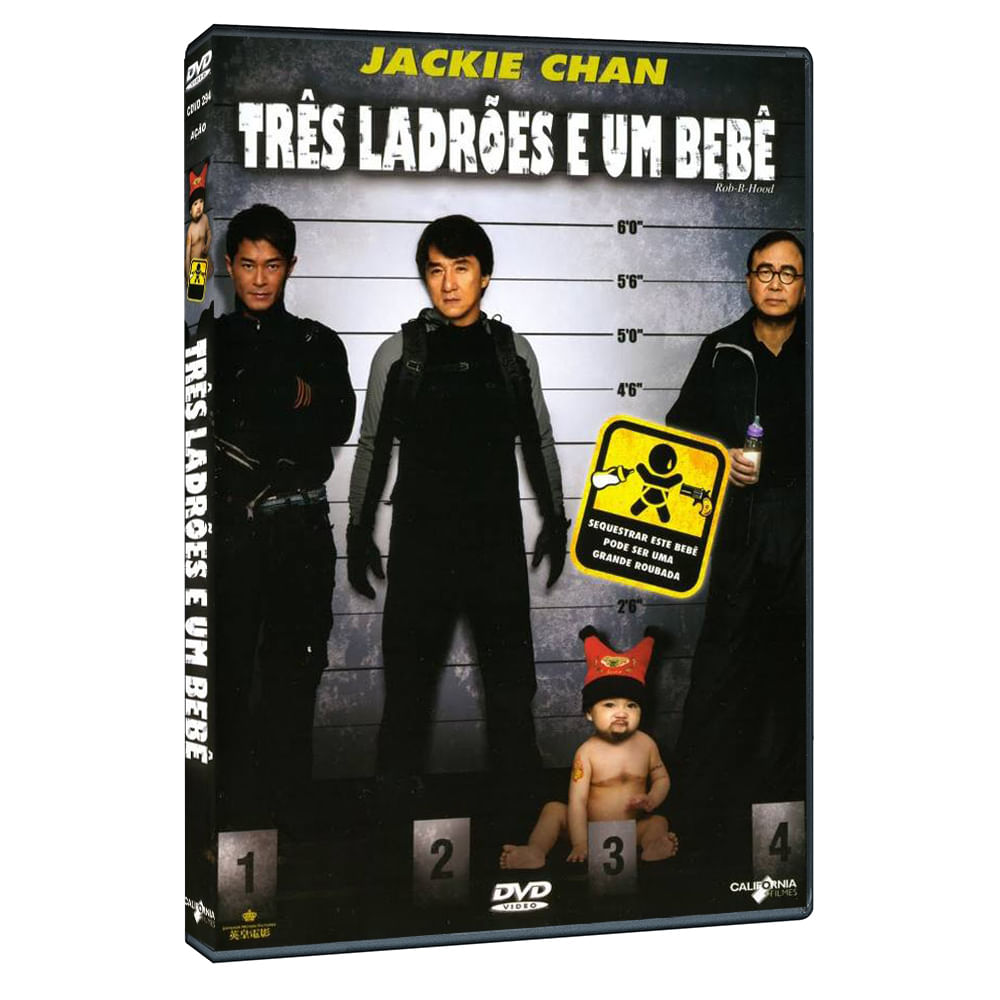 DVD - Três Ladrões E Um Bebê - Video Perola