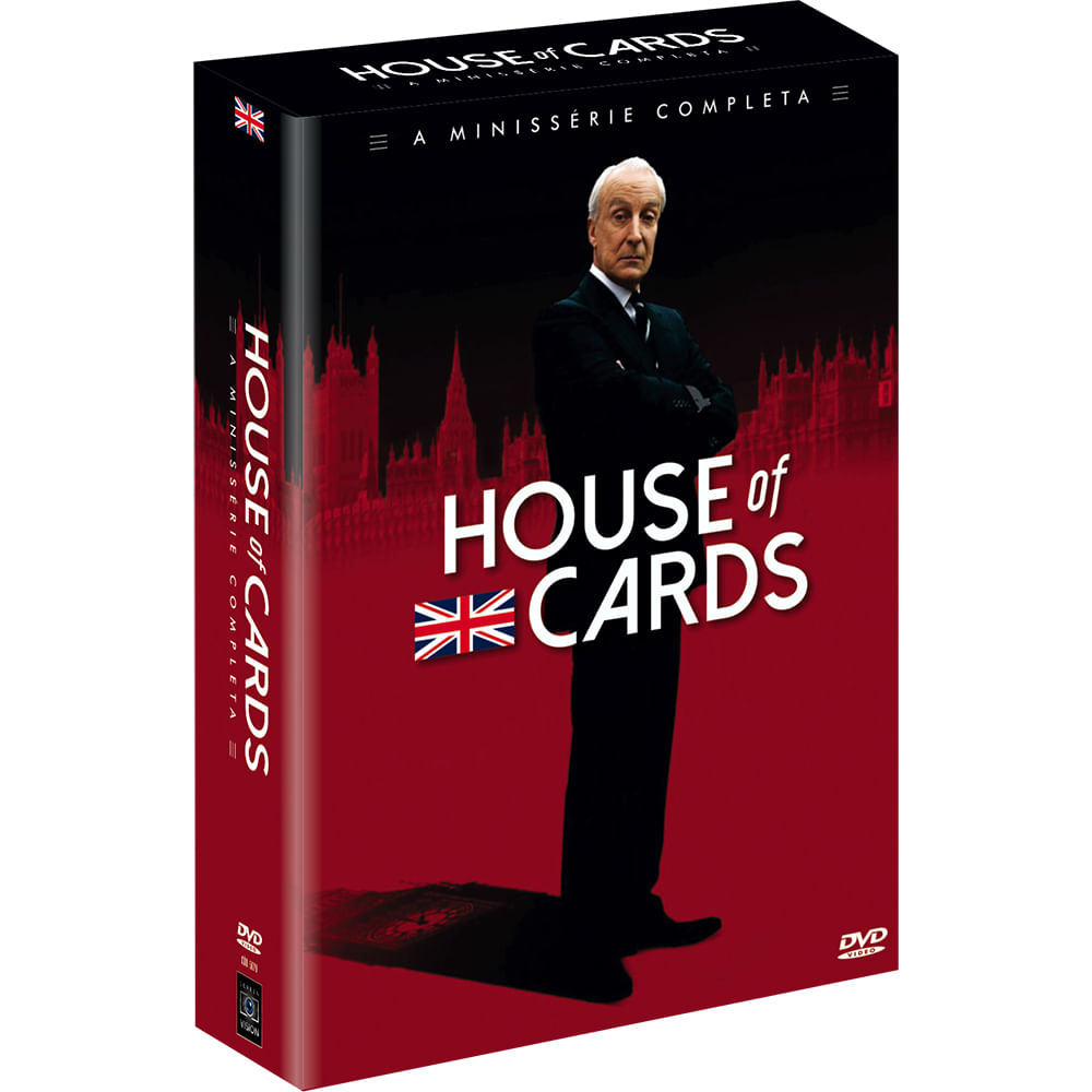 DVD Box House Of Cards A Minissérie Completa Video Perola